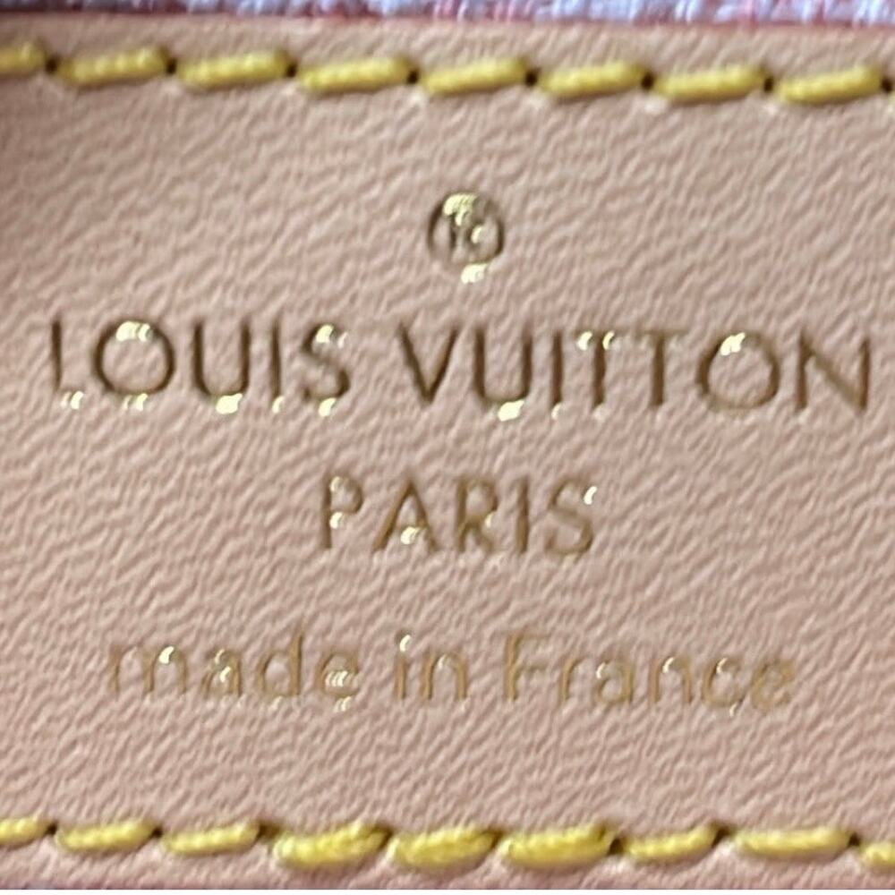 Louis Vuitton Pink Denim Monogram Nano Speedy Bag - Picture 6 of 6